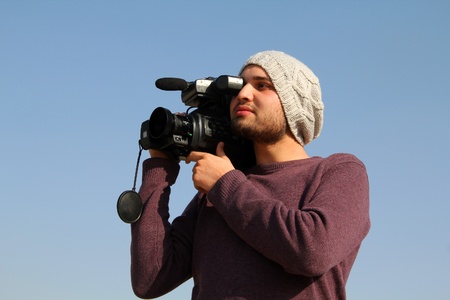 Young Cameramanの写真素材