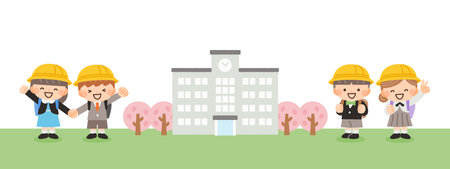 a simple illustration without the main line. vector data that is easy to edit color.のイラスト素材