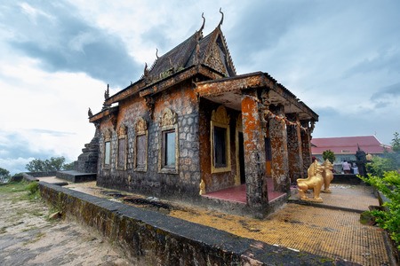 Sampov Pramm Pagoda in Bokor national park cambodiaのeditorial素材
