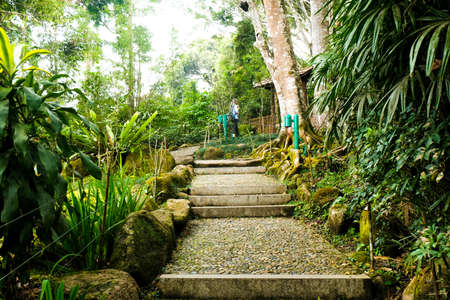 Pahang, Malaysia- Circa September, 2020: A picture of Japanese garden in one of tourism area in...