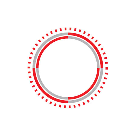 A vector of infographic loading on white backgroundのイラスト素材