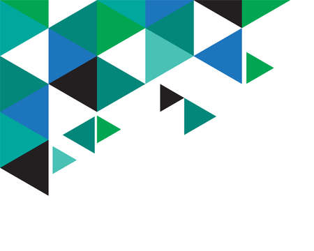 Illustration of triangle geometric abstract background.