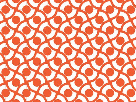 A Seamless vector illustration for design, printing. and background texture with image of concentric colored circles.のイラスト素材