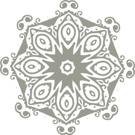 Mandala ethnic indian illustration designのイラスト素材