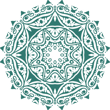 Mandala ethnic indian illustration designのイラスト素材