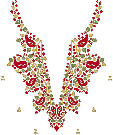 Neckline illustration vector design fashionのイラスト素材