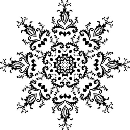 Mandala ethnic indian illustration designのイラスト素材