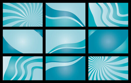 Backgrounds setのイラスト素材