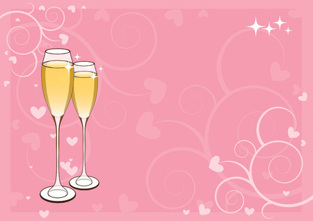 Wedding cardのイラスト素材