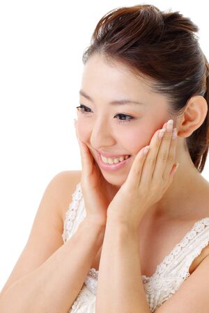 Asian beautiful Girlの写真素材