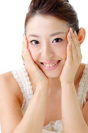 Asian beautiful Girlの写真素材
