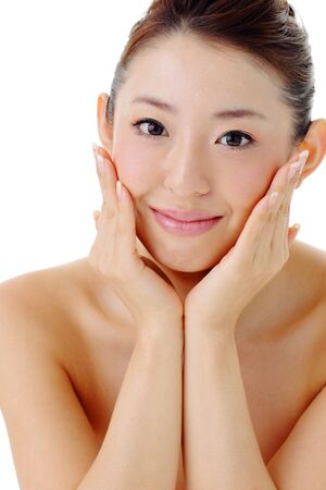 Asian beautiful Girlの写真素材