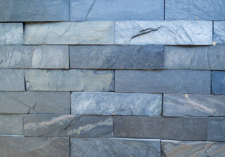The gray stones bring a beautiful wall.