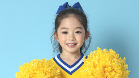 Cheerleading girl, Female cheerleaderの素材