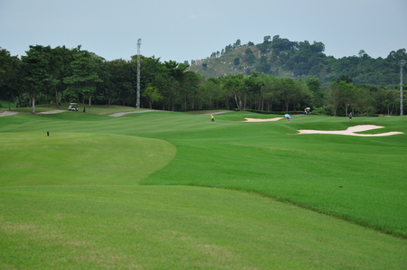 Fairway of Golf Courseの写真素材