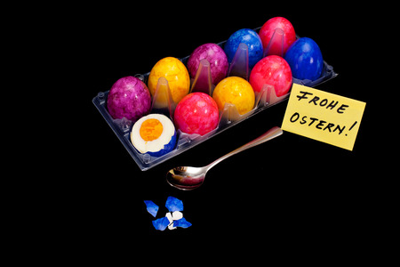 Funny eggsの写真素材