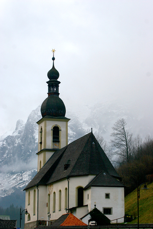 Church in the villageの写真素材
