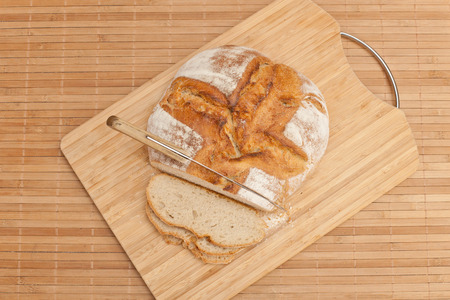 Freshly baked traditional bread
