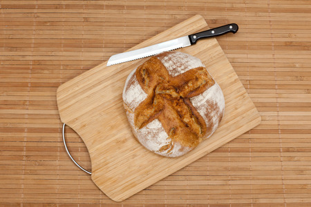 Freshly baked traditional bread