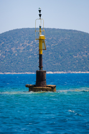 Buoy in the waterの写真素材