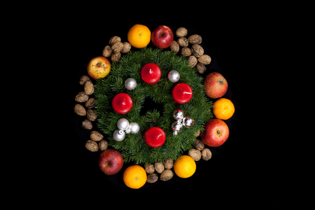 Christmas Decoration Adventの写真素材