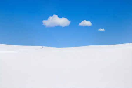 Clouds in the blue skyの写真素材