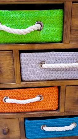 Colorful Drawerの写真素材