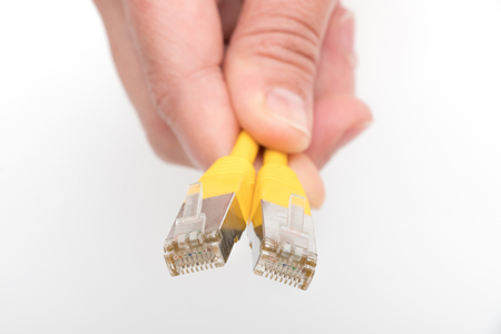 Twisted Pair cableの写真素材