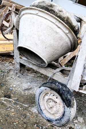 Old construction utensilsの写真素材
