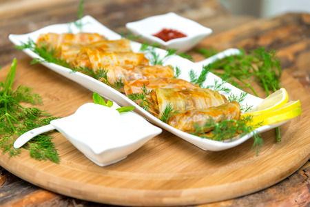 Cabbage roll - wrapの写真素材