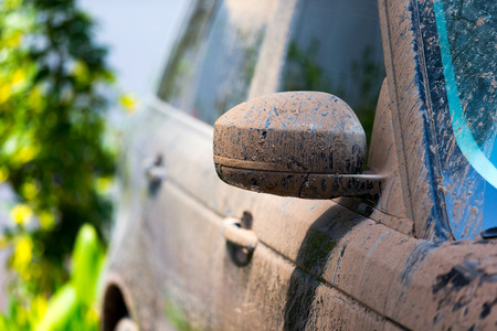 Dirty Jeepの写真素材