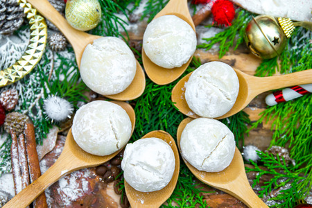 Chocolate and cookiesの写真素材