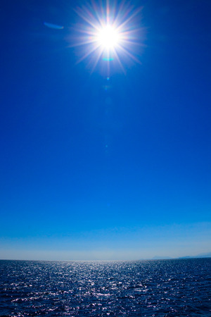 Blue seaの写真素材