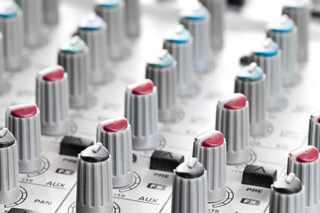 Audio mixerの写真素材