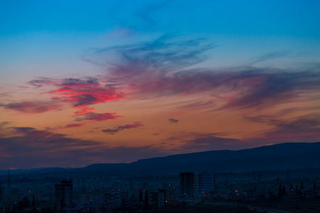 Clouds in the skyの写真素材