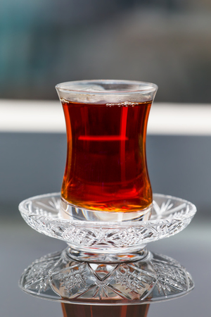 Tea in a glassの写真素材