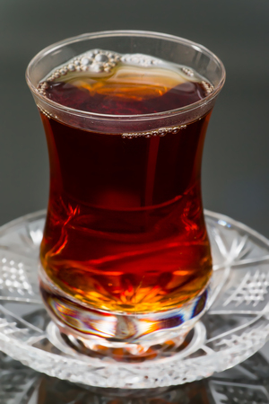 Tea in a glassの写真素材