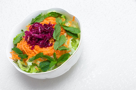 Mixed fresh Saladの写真素材