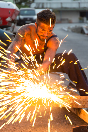 Man at work