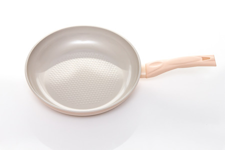 Pan on white Backgroundの写真素材