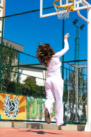 Sport is healthy - Basketballの写真素材