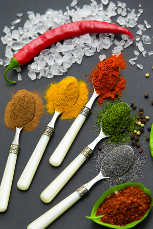 spices and herbsの写真素材