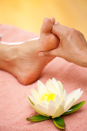 Foot massageの写真素材