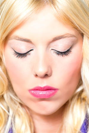 Blonde beautyの写真素材