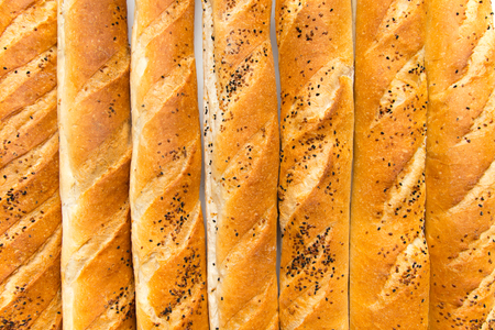 Composition of various breadsの写真素材