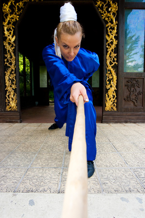 Kung Fu Girlの写真素材
