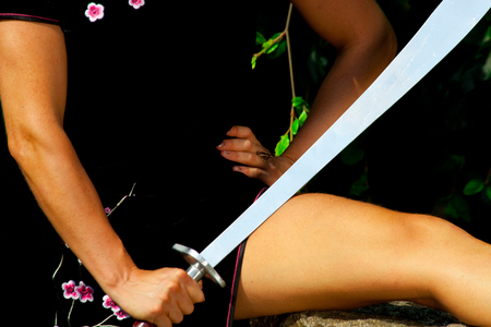 Kung Fu Girlの写真素材