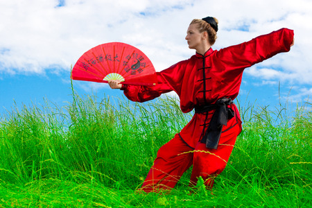 Kung Fu Girlの写真素材