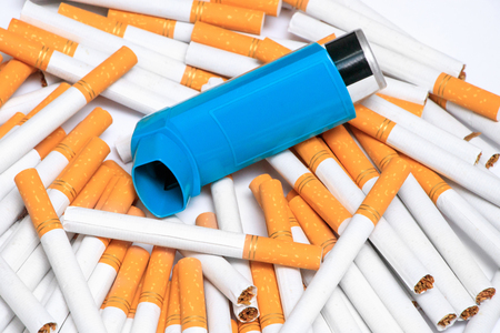 Life connected with smokingの写真素材