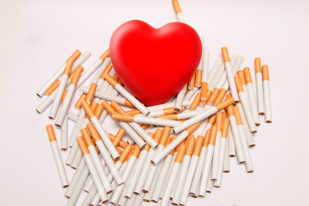 Life connected with smokingの写真素材